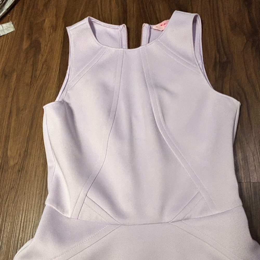 Ted Baker Lavender Mitton Mini Skater Dress - Picture 8 of 10